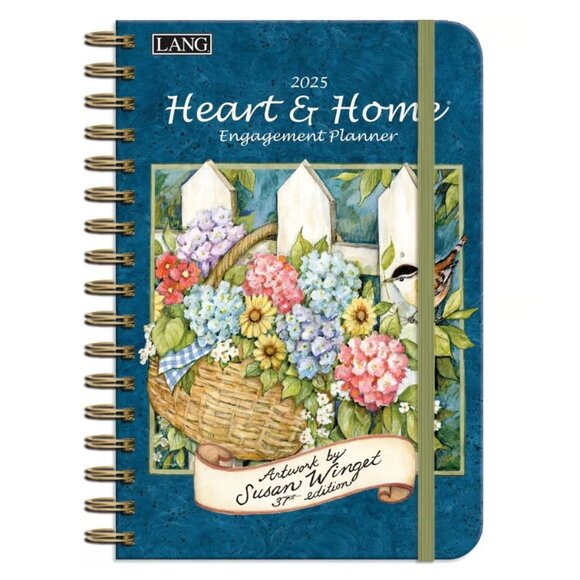 Lang 2025 Weekly Planner Calendar Heart & Home by Susan Winget - Picture 1 of 5